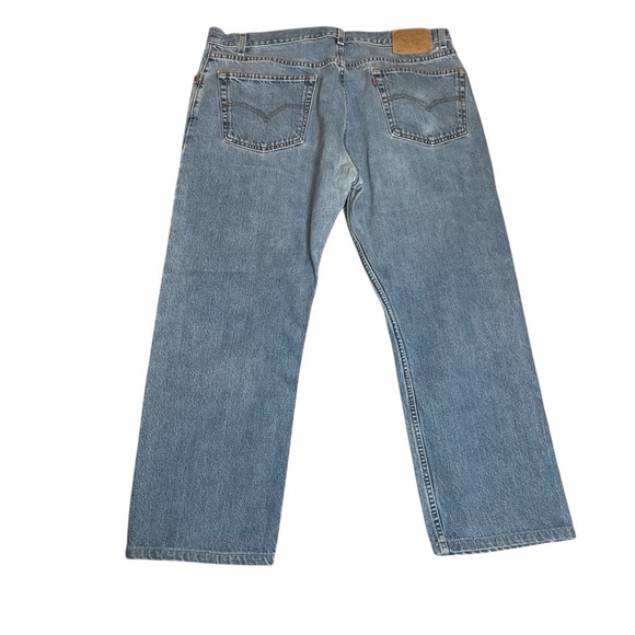 Vtg 90s LEVI LEVI’S 505 Men’s 42x30  Denim Jeans Medium Wash Classic Casual READ - Picture 3 of 13